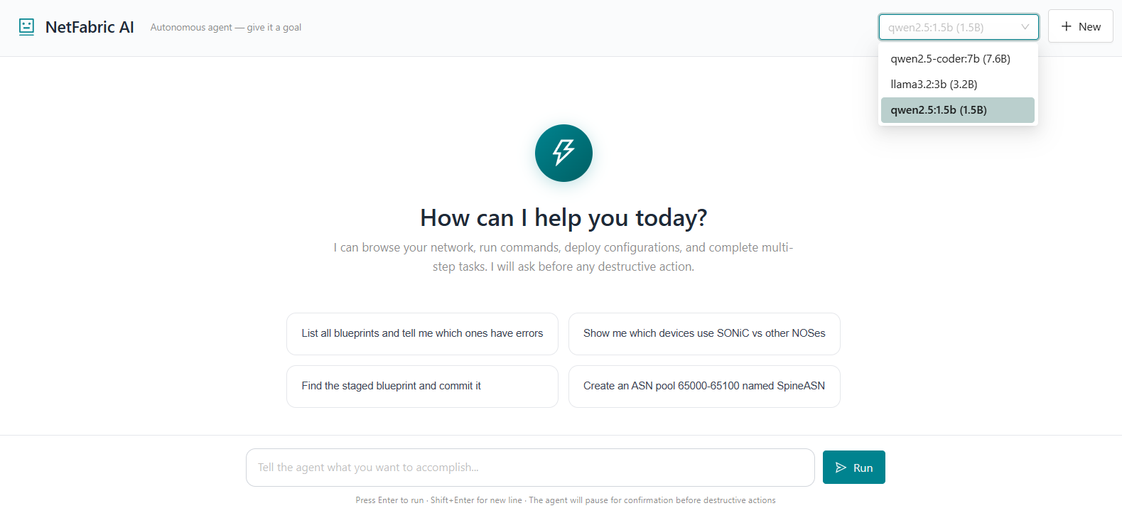 NetFabric AI assistant